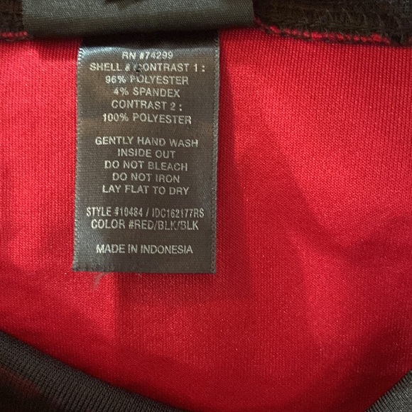 EN FOCUS Studio Red and Black Dress Size 10 - Picture 9 of 9